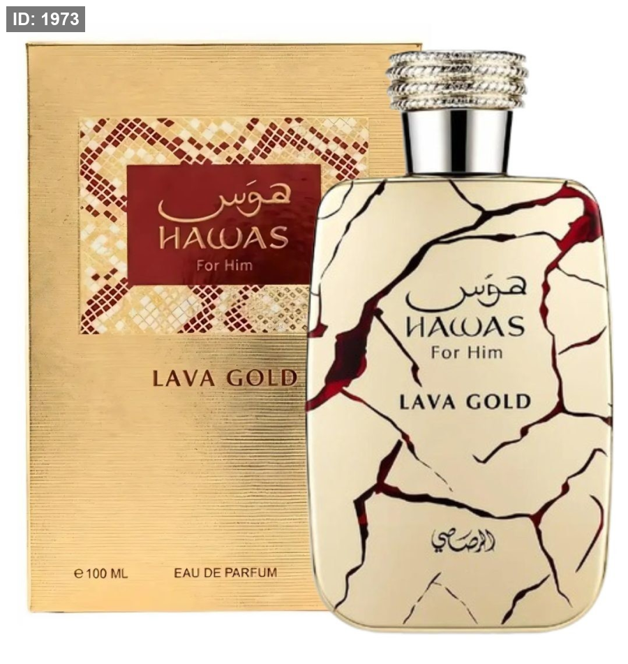 Hawas Lava Gold Rasasi for Men