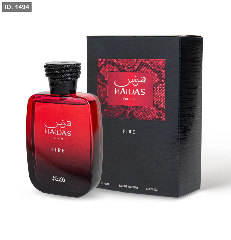 Rasasi Hawas Fire for women and men
